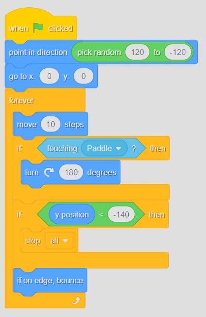 Ball movement script