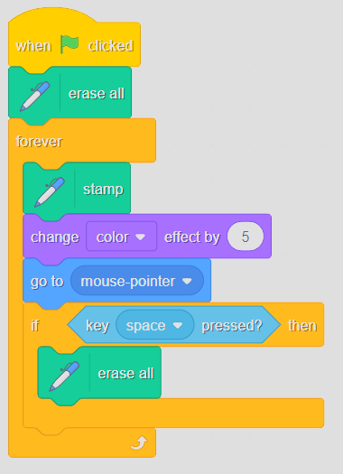 Final drawing code