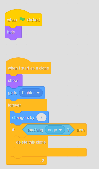 Projectile movement code